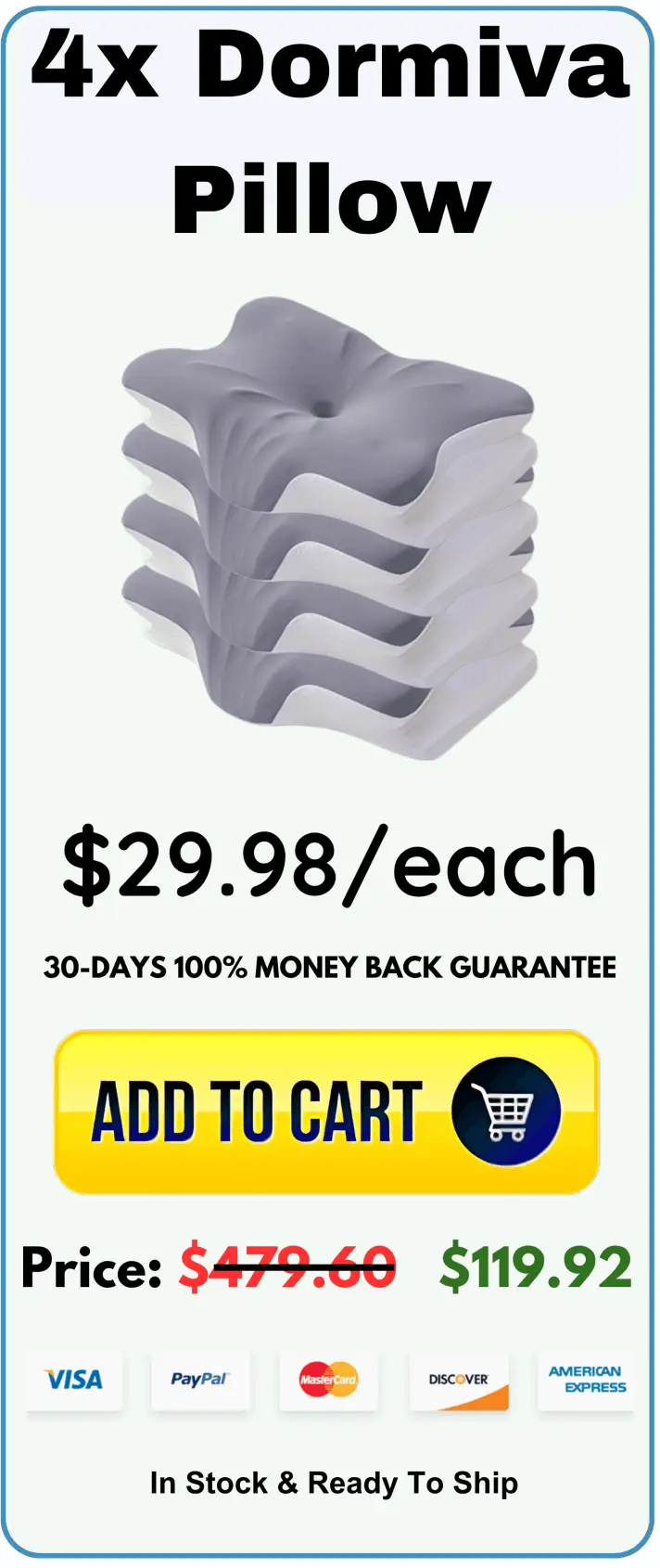 Dormiva Pillow offer package price